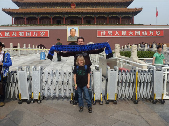 Ein Schal geht auf Reisen - Bejing